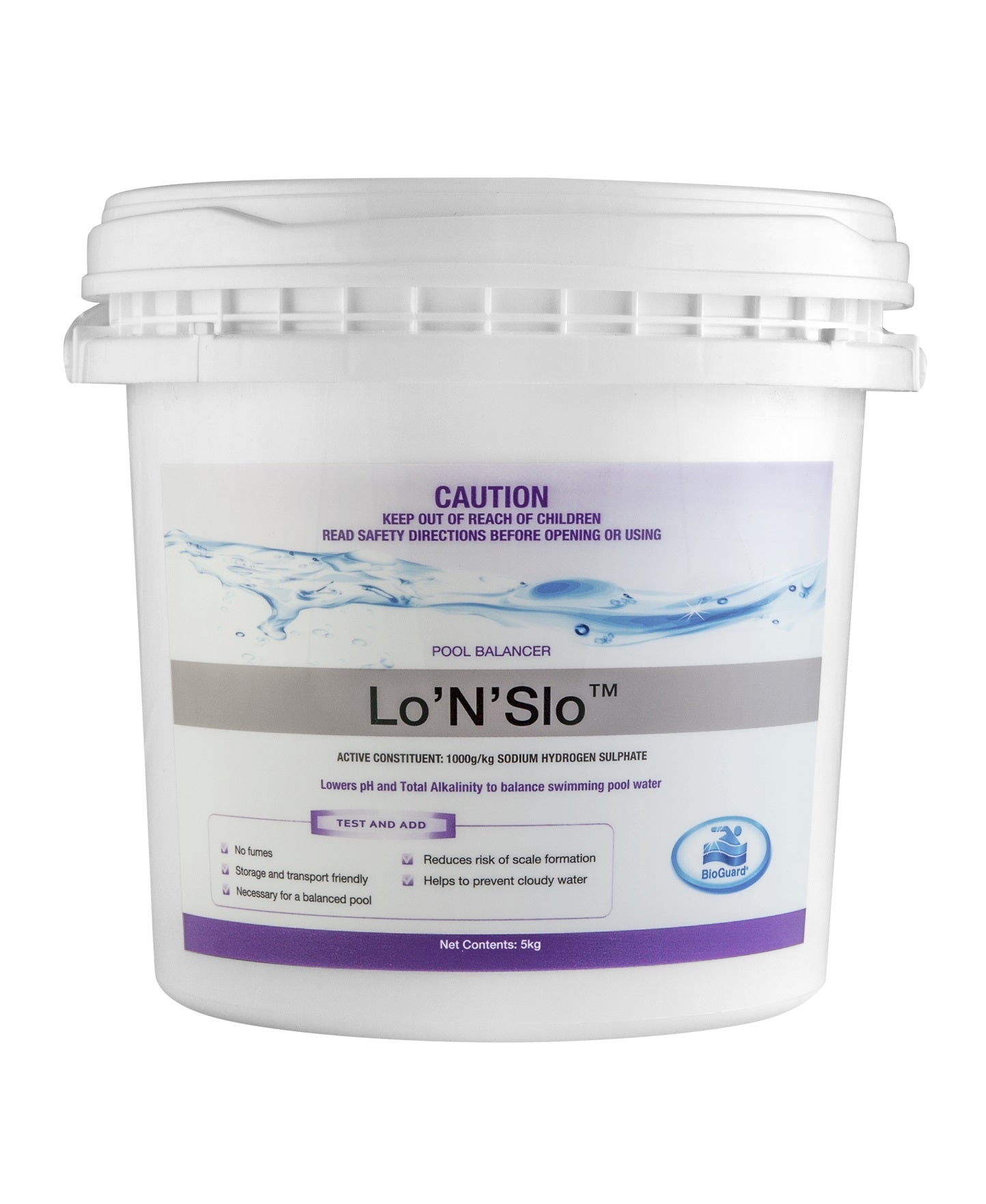 BioGuard Lo'n'slo pH Decreaser 5kg