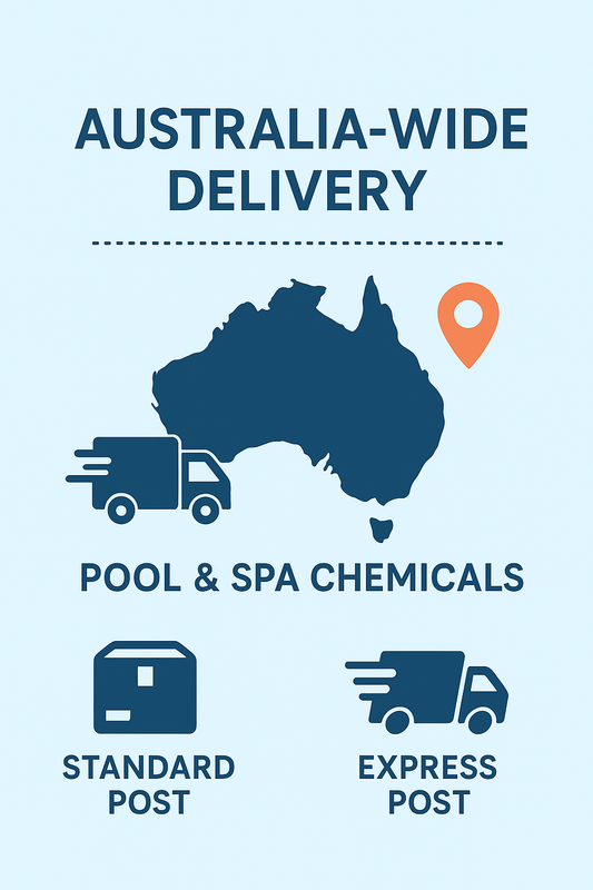 Australia-Wide Delivery on Pool & Spa Chemicals — Fast, Reliable Shipping