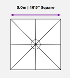 Shadowspec™ SU10 5.0m Umbrella - Square