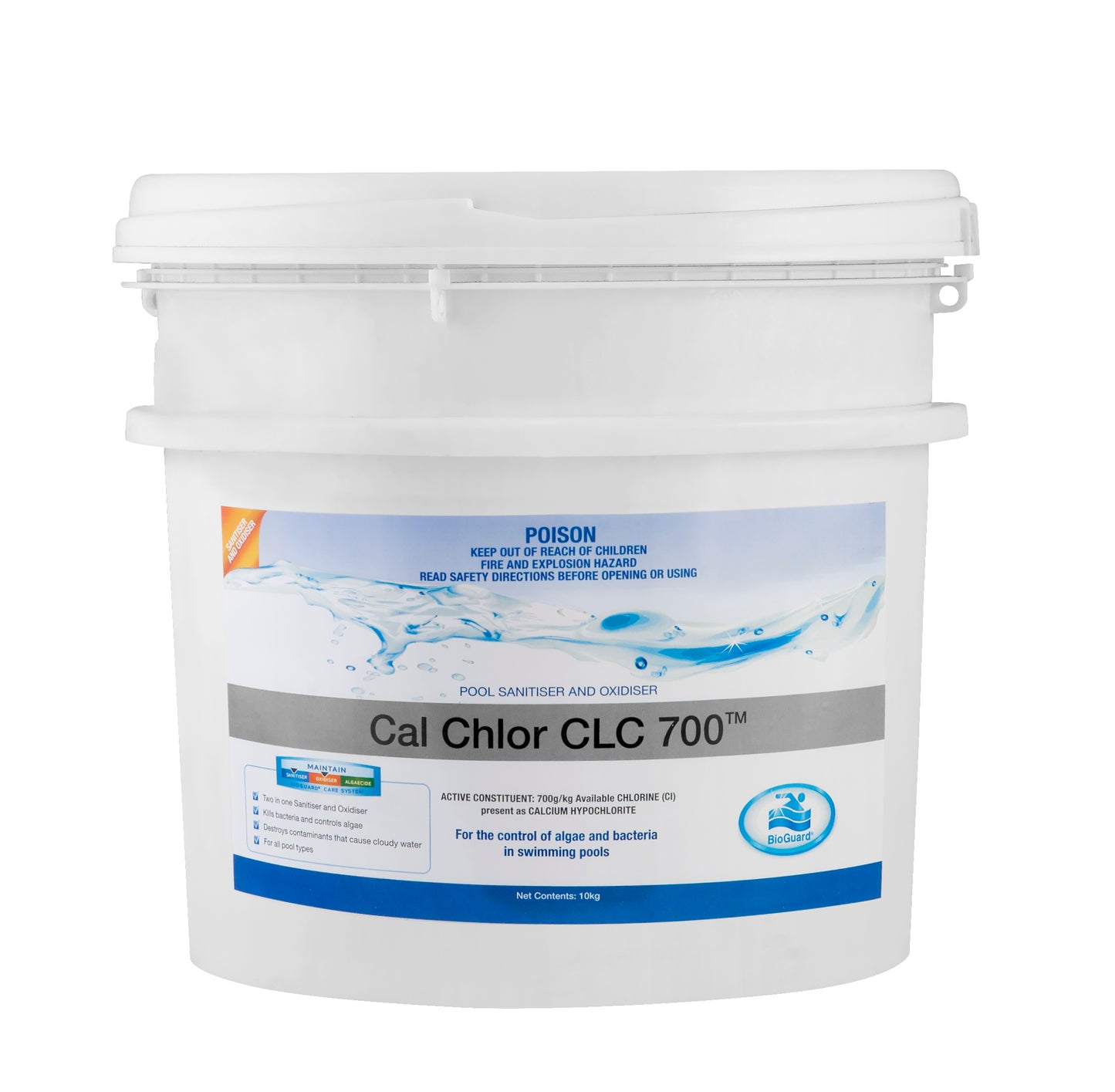 Bioguard Cal Chlor 700 Pool Chlorine 10kg - In Store Only