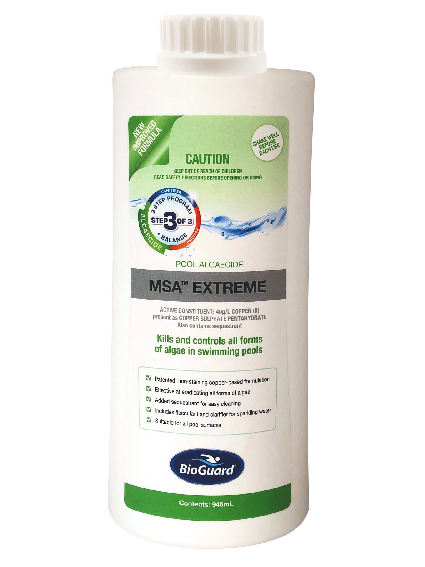 Bioguard MSA Extreme Algaecide 946ml