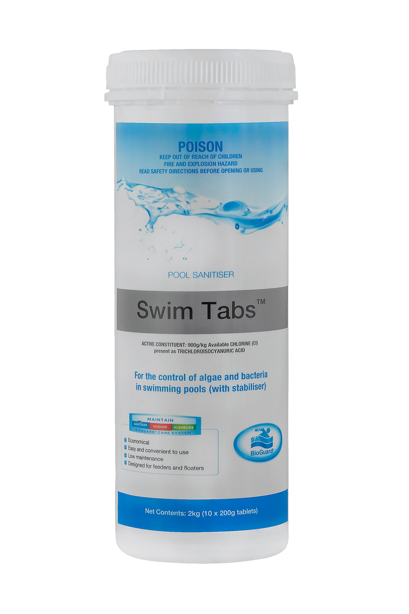 Bioguard Swim Tabs 2kg Chlorine Tablets Pool & Spa World