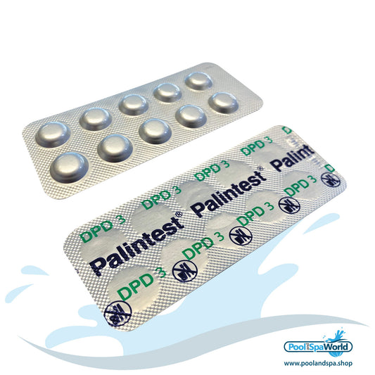 DPD 3 Chlorine Testing Tablets - 1x sheet of 10